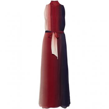 Forte Forte Women's Degradé Long Dress | 12902BISMYDRESS5012 - Maxi Dress, Female, Multicolor, Size: XS, Georgette Origami MultiColour Dress