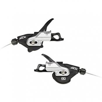 Shimano SLX SL-M670B - Palanca de cambio para bicicletas, color gris metalizado, talla 10 Speed