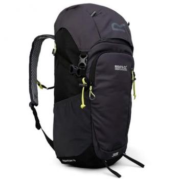 Mochila de Trekking Regatta Highton V2 35L Unisex Negro y Gris
