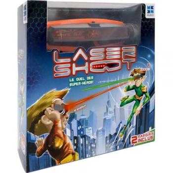 Juego de Mesa Megableu Laser Shoot - Duelo Láser con Máscaras y Vidas a Perder (2 Piezas)