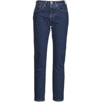 Jeans Levi's 501 Cropped Mujer Azul Fit Recto