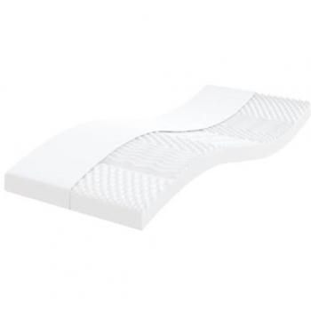 Colchón de espuma blanca 100x210 cm, 7 zonas de dureza, 20 ILD