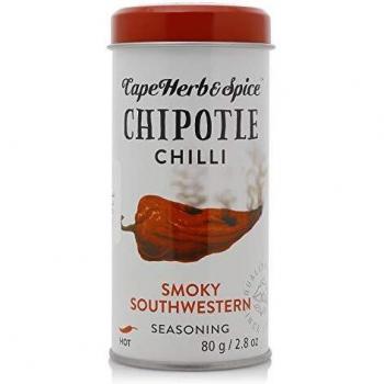 Cape Herb & Spice - Sazonador de Chipotle - Chilli - Picante - Ideal para Barbacoas Smoky SouthWestern - 80 Gramos