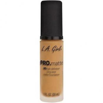 L.A. Girl Pro Matte HD Long Wear Foundation - Light Tan, 30mL