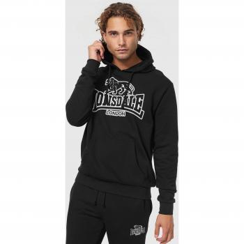 Lonsdale Fochabers Black/White Men's Hoodie