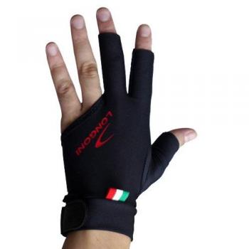 Guante billar longoni black fire s zurdo