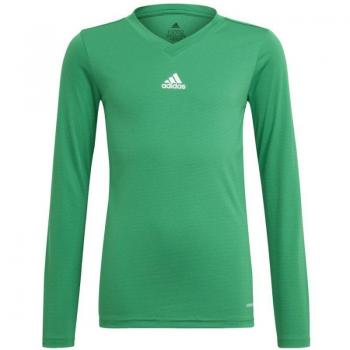 Camiseta de Fútbol de Manga Larga para Niños Adidas Team Base Verde 116 cm