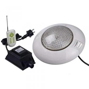 Ubbink Foco LED Multicolor de 35W con Control Remoto para Piscina, Negro, Tamaño Grande