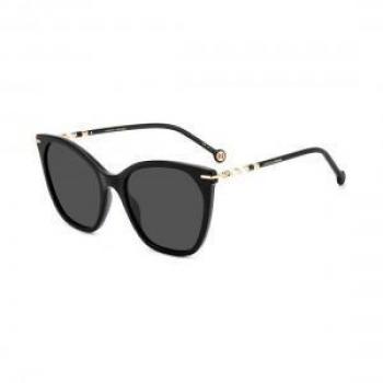 Carolina Herrera Black/Grey Sunglasses HER 0091/S, Multicolor female, Size: 56 MM