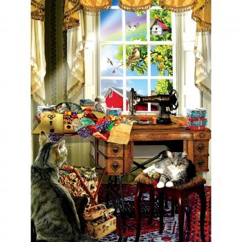 SunsOut Lori Schory The Sewing Room 1000-Piece Puzzle