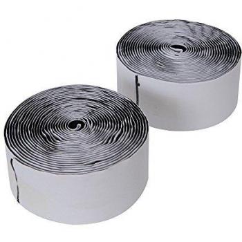 Cinta Autoadhesiva de Velcro Negra 2 Piezas 50mm x 5m