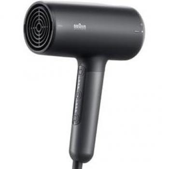 Secador de Pelo Braun HD 4.2, 2100 W, Negro, con 2 Accesorios y Tecnología Super Iontec
