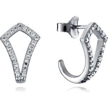 Pendientes Viceroy Clásica de Plata con Circonitas