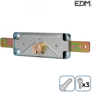 Cerradura para Persiana EDM 154mm con 3 Llaves