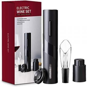 Rii Mafiti Sacacorchos Eléctrico, Kit de Abridor de la Botella del Vino, un Conjunto de Herramientas para Fiestas, cenas y Bodas