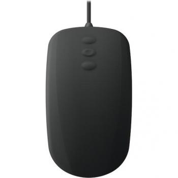 Ratón Médico Cherry AK-PMH3 USB Tipo A 1000 DPI Cableado Ambidextro Desinfectable IP68 Negro