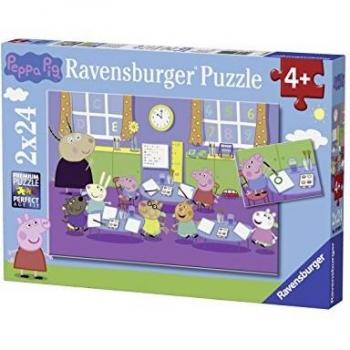 Ravensburger Peppa Pig School Puzzle Set - 2 x 24 Pieces