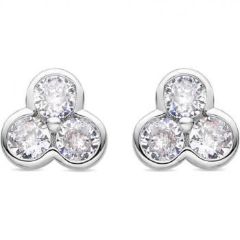 Pendientes Luxenter Africa Basic de aleación de metal bañados en rodio