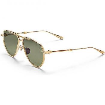 Valentino Stylish Sunglasses in Light Gold/Grey, Yellow unisex, Size: 59 MM