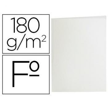 Subcarpeta Liderpapel folio blanco 180g/m2