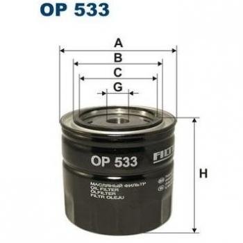 Filtron OP533 Bloque de Motor