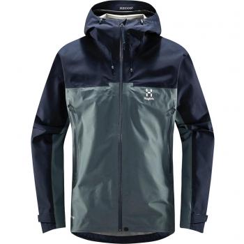 Haglofs Roc Flash Gore-Tex Hooded Jacket Steel Blue Size L