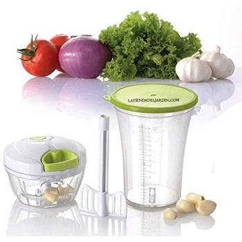 Set Batidora y Picadora de Alimentos Multifuncional con Bol para Verduras