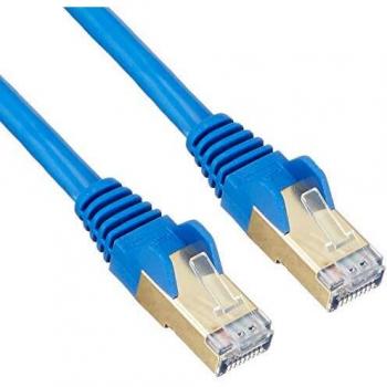StarTech.com 2 m CAT6a Ethernet Cable - 10 Gigabit Shielded Snagless RJ45 100W PoE Patch Cord - 10GbE STP Category 6a Network Cable w/Strain Relief - Blue Fluke Tested UL/TIA Certified