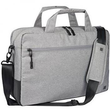 Finocam Urban Plus - Maletín profesional para portátil de hasta 15,6 pulgadas, color gris