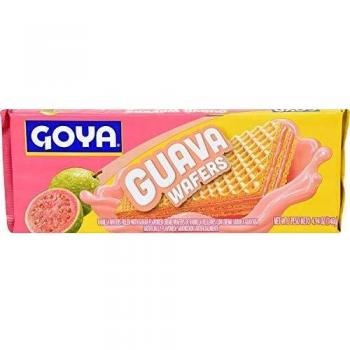 Goya- Galletas de Vainilla Rellenas de Crema Sabor Guayaba - Pack de 3 Unidades de 140 Gramos Cada Una