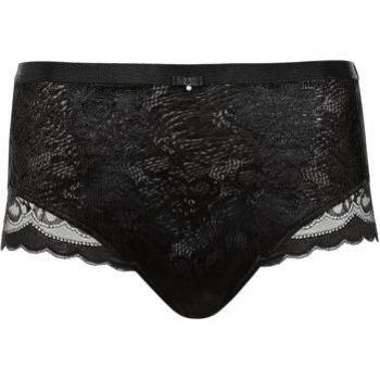 Bragas de Cintura Alta para Mujer Lisca Evelyn - Color Negro - Talla Pequeña