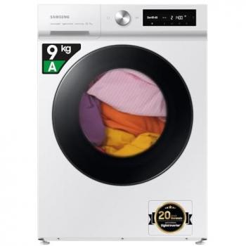 Lavadora Samsung Bespoke AI™ 9kg 1400 rpm Clase A Blanca WW90DB7U34GWU3