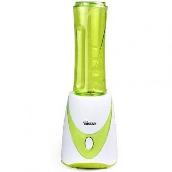 Tristar BL4435 - Licuadora, de acero inoxidable y plástico, color verde y blanco