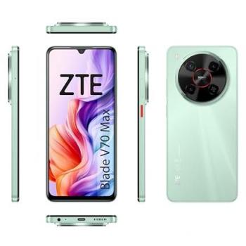 ZTE Blade V70 Max, Smartphone Libre 4GB+256GB, Pantalla HD+ 6.9 120Hz, Cámara Triple 50MP con IA, Batería de 6000mAh IP54, C