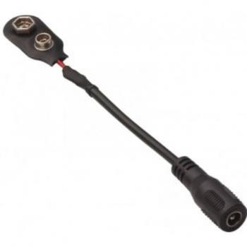 Rockboard 9V Battery Clip Converter with Power Plug Compatibility