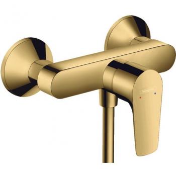 Grifo de ducha Hansgrohe Talis E, mezclador de ducha para 1 función, acabado dorado pulido (71760990)