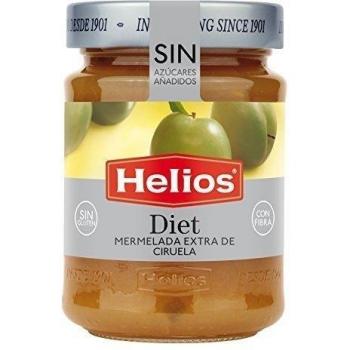 Helios Mermelada de Ciruela Dietética Sin Azúcar - 280 gr