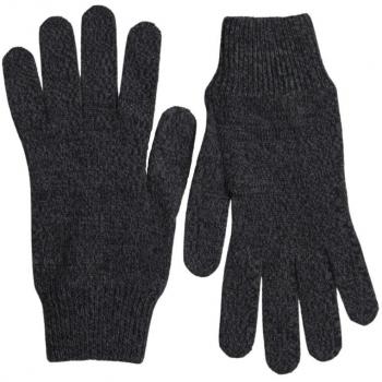 Dolce & Gabbana Gray Virgin Wool Knit Hands Mitten Men Gloves - Size 8.5/S