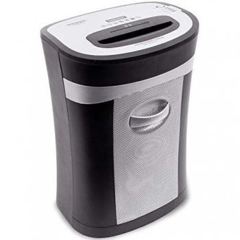 Duronic PS591 Destructora trituradora de papel con corte cruzado máxima seguridad, de 33 l y 550W - Garantiza cumplimiento de LOPD, tritura 20 hojas A4 dobladas - Papelera escritorio y oficina