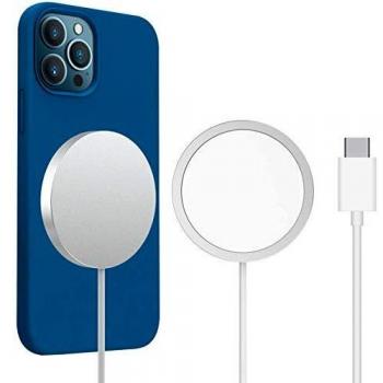 Cargador Inalámbrico Magnético Joyroom 15W para iPhone (compatible con MagSafe) + Cable USB Tipo C Blanco
