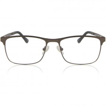 Gafas Anti-Azules Rectángulo Montuta Completa Metálico Grises Armazones Recetadas para Hombre - SmartBuy Collection