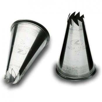 Lacor - 68952 - Pack 6 Boquilla Flor Inox. 12cm