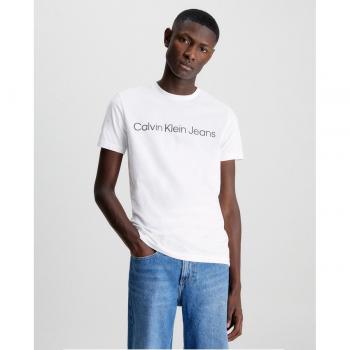Camiseta Calvin Klein Jeans Slim Logo para hombre - blanco