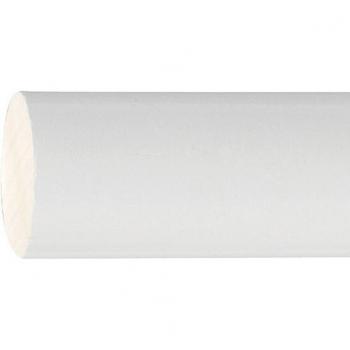 Riel Chyc 5430440 Barra Madera Lisa 1,2 Metros x 20 mm. Blanco