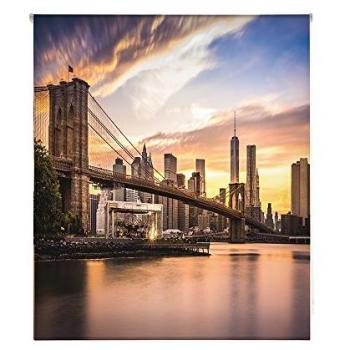Estor Enrollable Traslúcido Estampado Digital Ciudades 115x250cm HAPPYSTOR HSCU6383