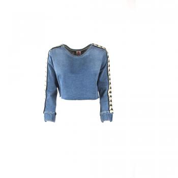 Kappa Bersy Authentic Sudadera, Mujer, Azul, M