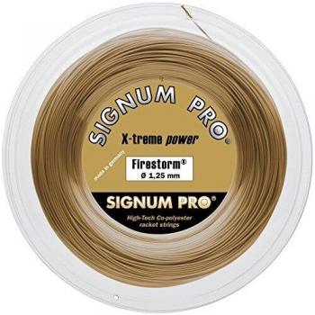 Signum Pro Firestorm Bobina Cordaje de Tenis Oro Dorado Talla:1,30 mm x 200 m