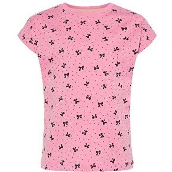 Name it mfvigga AOP Cap SL Top F, Rosa, 122/128