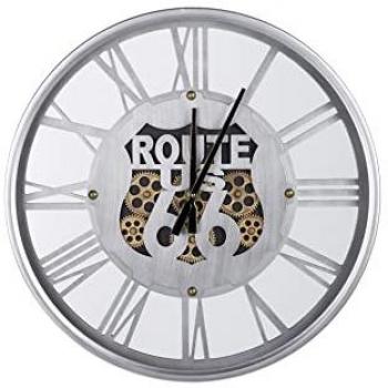 Reloj de Pared Adda Home Metal y Cristal 60x8x60 Cm - Decoración Funcional Multicolor