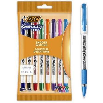 BIC Gel-ocity Stic Bolígrafos de Gel Punta Fina